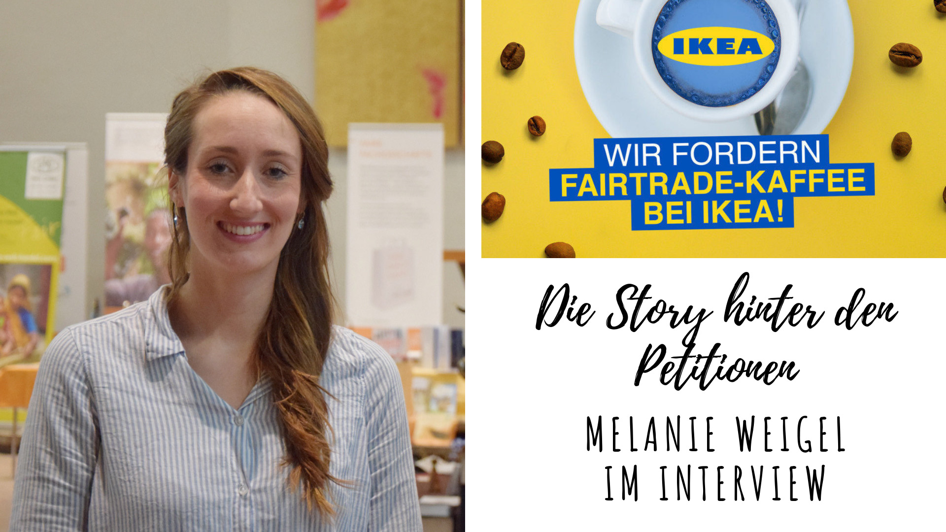 Die Frau hinter den Petitionen für fairen Kaffee bei DB und IKEA - Melanie Weigel im Interview Melanie Weigel hat erreicht, dass die Deutsche Bahn fairen Kaffee eingeführt hat. Unterstütze sie dabei, auch IKEA zu überzeugen. Kisii Fair Trade Blog